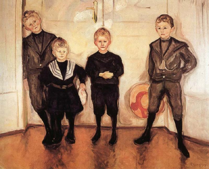 Edvard Munch Four Children